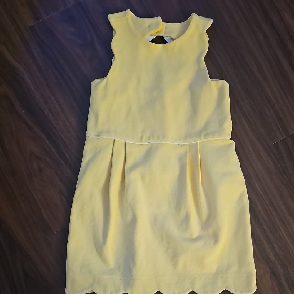Yellow Sleeveless Kids Dress